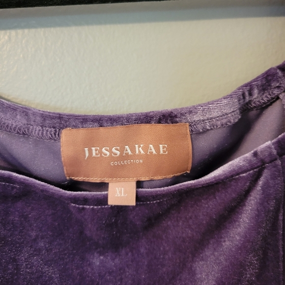 JessaKae Royal Purple Velvet Whimsigoth Dark Fairy Glam Maxi Dress. Size XL - Picture 7 of 10